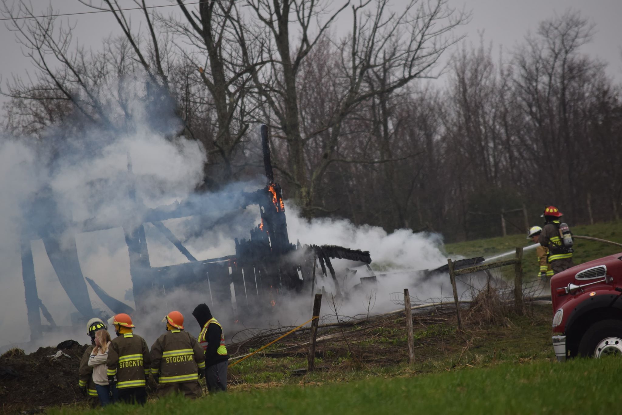 (805 PM) Barn Destroyed In Evening Fire News, Sports, Jobs Post